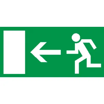 Nová práca, s.r.o. Tabulka ÚNIKOVÝ VÝCHOD VLEVO