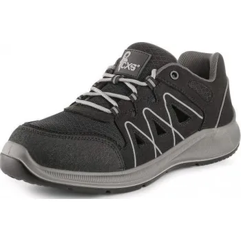 Pracovní obuv CANIS Polobotka SAVA S1P, černo-šedá, CXS TEXLINE, Barva čierno-sivá, Velikost 46