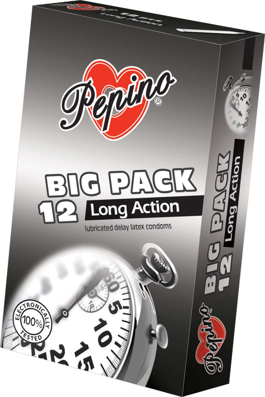 Pepino kondomy Long Action - 12 ks