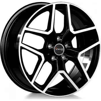 Alu kolo AVUS Alu Kola Avus Ac-519 7x17 5x114.3 ET35 Black Polished 73.1
