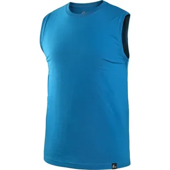 CANIS Pánské tílko CXS RICHARD, azurově modré, Barva azurová, Velikost S