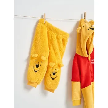 Chlapecké kalhoty Sinsay - Kalhoty Winnie the Pooh - hořčicová - 684EM-17X - 684EM-17X-80