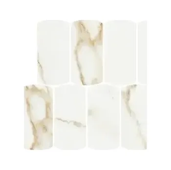 Atelier Arch Calacatta Gold Polished - dlaždice mozaika 30x30 bílá lesk ATL442L