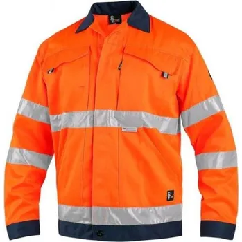 CANIS Pánská reflexní blůza NORWICH, oranžovo-modrá (DOPRODEJ), Barva oranžovo-modrá, Velikost 50