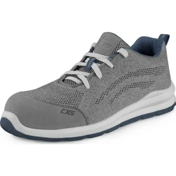 Pracovní obuv CANIS Bezpečnostní polobotka s kompozitovou špicí 4ENVI BLUE S1PS, šedo-modrá, CXS TEXLINE, Barva sivo-modrá, Velikost 39