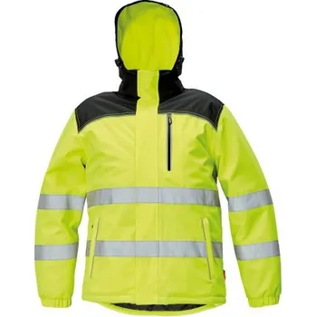 pracovní bunda ČERVA Knoxfield Hi-Vis zimní bunda, žlutá, Barva žltá, Velikost XS