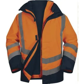DELTA PLUS Reflexní bunda OPTIMUM 3 HI-VIS 4V1, oranžovo-modrá, Barva oranžovo-modrá, Velikost M