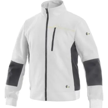 Pánská mikina CANIS Pánská mikina CXS TEXAS, bílo-šedá, Barva bielo-sivá, Velikost 3XL