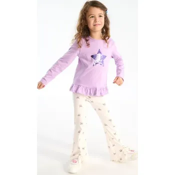 Dětská móda Sinsay - Kalhoty z&nbsp;žebrovaného úpletu - vícebarevná - 621HF-MLC - 621HF-MLC-140