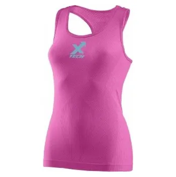Dámské tričko X TECH Funkční dámské tílko + 15 / + 40 ° C, CANOTTA XT301, růžové, XTECH, Barva ružová, Velikost L/XL