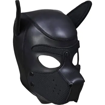 Erotická maska OUCH! Puppy Hood maska psa černá