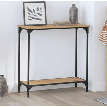 Konzolový stolek vidaXL Konzolový stolek dub artisan 75 x 30.5 x 75 cm Kompozitní dřevo [883520]