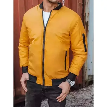 Pánská bunda DStreet DStreet oranžová | hořčicová 1703812