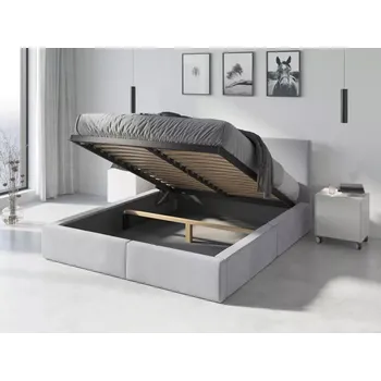 Postel BMS Group Hilton II 160 x 200 cm sv. šedá