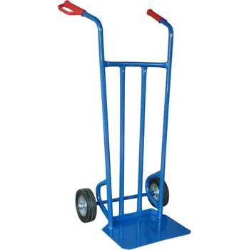 Paletový vozík Dvoukolový manipulační vozík (100 x 60 x 58 cm), ocelový ráfek kol