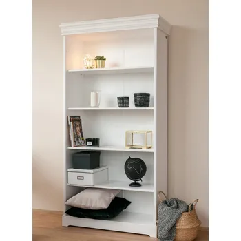 regál Regál KANIA z finské borovice bílá