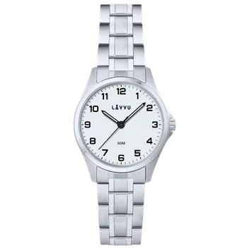 Hodinky LAVVU Ocelové dámské náramkové hodinky GLIMT White LWL5080 ( )