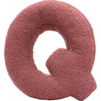 Dekorace do dětského pokoje MEALINI Plyšové písmeno Růžové Q