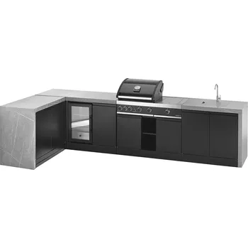 Zahradní gril Rohová venkovní grilovací kuchyně Grandpro Premium G3 Plus (451 WF Series)