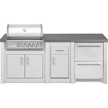 Zahradní gril Luxusní venkovní kuchyně Grandpro EXCLUSIVE Crossray 2 White