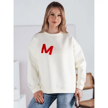 Dámská mikina Dámská oversize mikina AVENUE ecru DStreet šedá 3240326