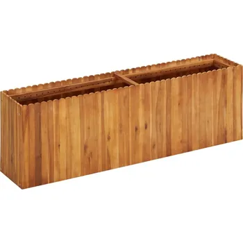 Vyvýšený záhon vidaXL Zahradní vyvýšený záhon 150 x 30 x 50 cm masivní akáciové dřevo [45925]