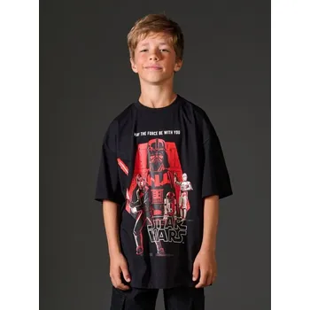 Sinsay - Tričko Star Wars - černá - 006GA-99X - 006GA-99X-140