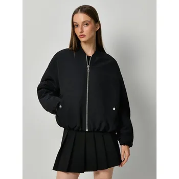 Dámský kabát Bunda bomber - L - House - černá - 163HR-99X