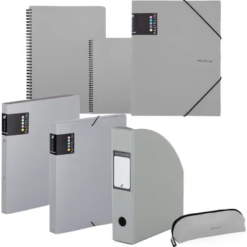 Set školních potřeb Oxybag Studentský set PASTELINi šedá