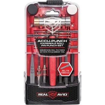 Sportovní střelba Real Avid Accu-Punch Hammer + Roll Pin Punch Set