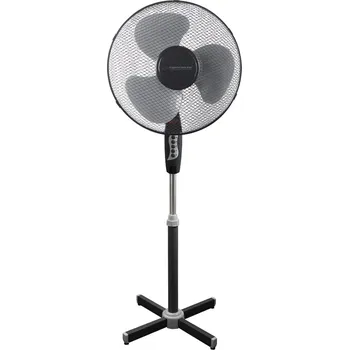 Vzduchotechnika Esperanza Stojanový ventilátor 16'' HURRICANE, černo-šedý 72856 EHF001KE
