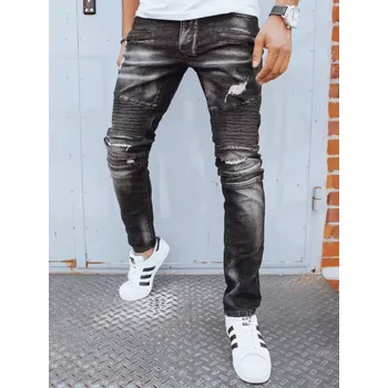 Pánské kalhoty DStreet i337_42694 DStreet černá | šedá 1990906