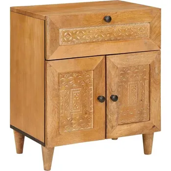 Noční stolek vidaXL Noční skříňka se zásuvkou Světle hnědá 50 x 33 x 60 cm [4018091]