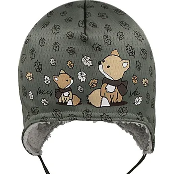 Kojenecká čepice RDX Vázací čepice Liška Zelená Vel. 4