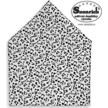 Šátek šátek noty, bsp243