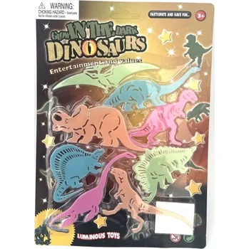 Party dekorace Dinosauři svítící ve tmě