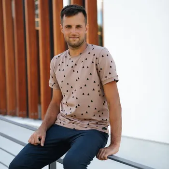 Pánské tričko Pánské toffee tričko les Velikost: S