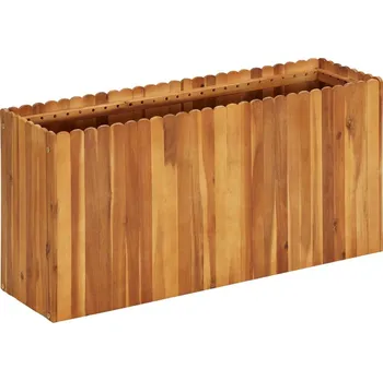 Vyvýšený záhon vidaXL Zahradní vyvýšený záhon 100 x 30 x 50 cm masivní akáciové dřevo [45924]