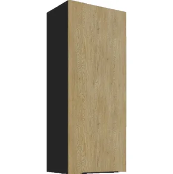 Koupelnový nábytek LEMPERT Horní skříňka CREMONA BL 33 (45 / 108 cm) - dub cremona / černá