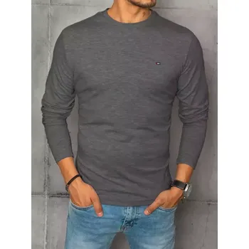 Pánské tričko Longsleeve pánský antracitový Dstreet DStreet šedá 1701258