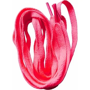 Tkaničky do bot Široké tkaničky do bot, jeden pár - Neonově růžové, 160 cm