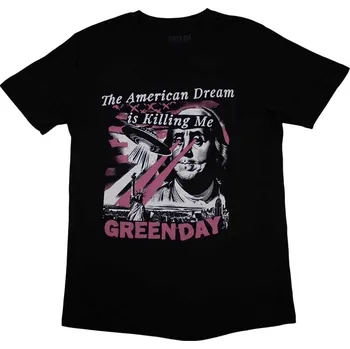 Pánské tričko Green Day American Dream Black S Tričko