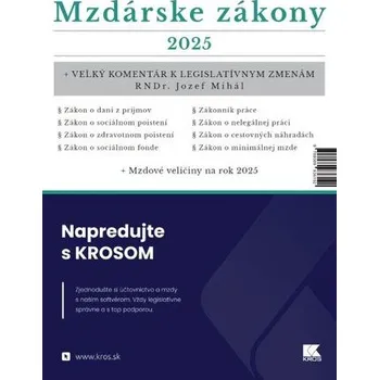 Mzdárske zákony 2025 - Jozef Mihál