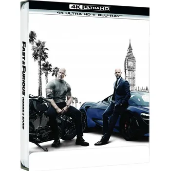 Blu-ray film Rychle a zběsile: Hobbs a Shaw - 4K Ultra HD Blu-ray + BD Steelbook