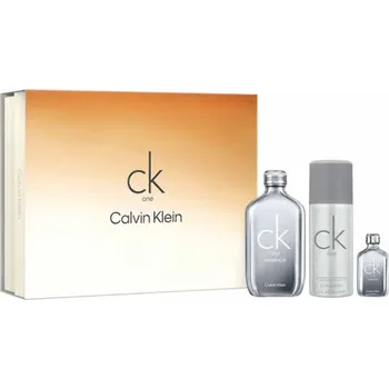 Dámský parfém Calvin Klein CK One Essence Parfum Dárková sada 100 ml, miniaturka 10 ml a deospray 150 ml