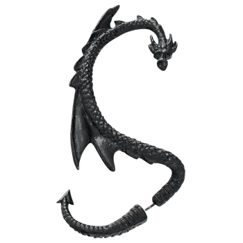 Náušnice Napichovací náušnice Gotika z Alchemy Gothic - The Dragon Lure - Ženy -