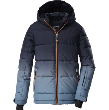 Chlapecká bunda Dětská zimní bunda Killtec KSW 382, kouřově modrá/tmavě modrá Velikost: 152