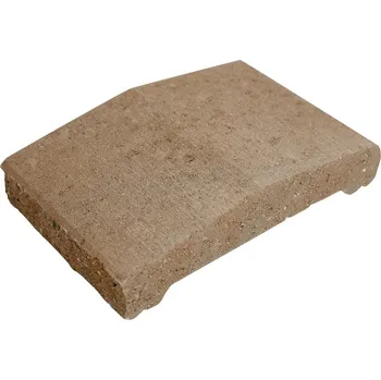 Příslušenství pro plot Stříška plotová štípaná FEROBET karamelová 300×200×70 mm