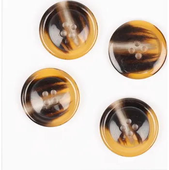 Knoflík Knoflík DROPS 711 - imitace rohoviny (karamel) 25mm