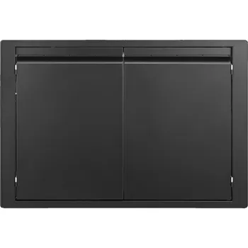 Zahradní gril Dvířka s rámem GrandHall pod vestavný gril Maxim černá